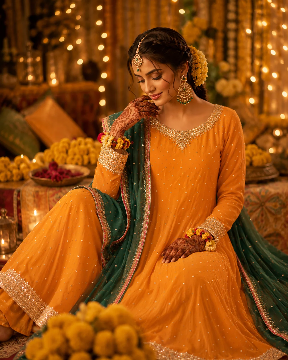 dark green mehndi dress Dresses UK: Pakistani Wedding Outfits Maternity/Photo Shoot/Baby Shower Mermaid Color:Neon Fuchsia handmade spectator shoes two tone wingtip brogue Sharara