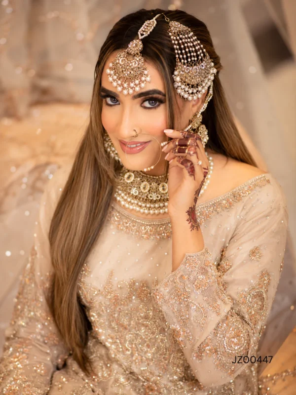 Champagne Crystal Bridal Maxi