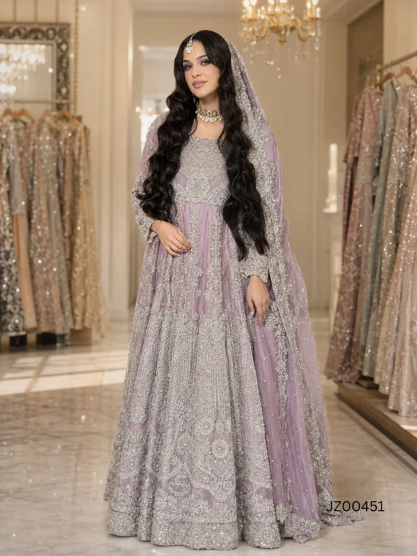 Lilac Bridal Veil Maxi