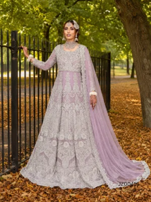 Lilac Bridal Veil — detail view | Jabeenz UK