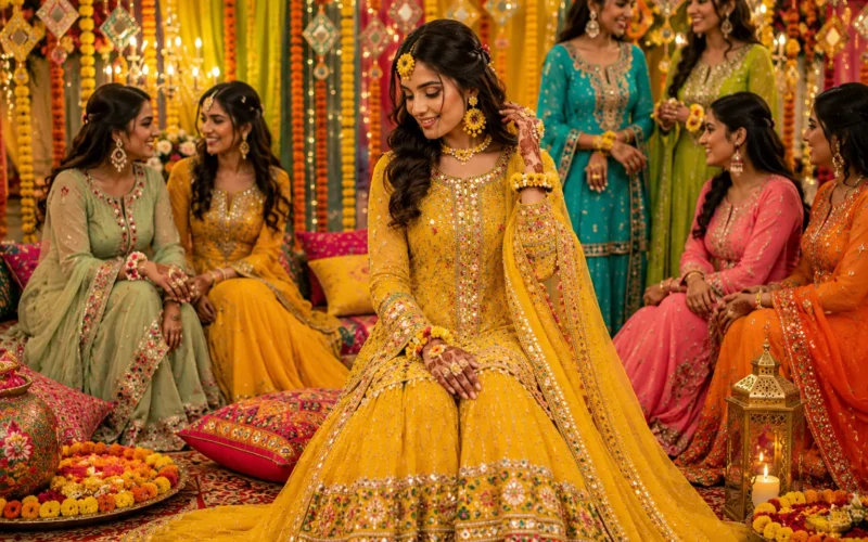 Mehndi Outfit Ideas for Brides, Guests and Bridesmaids