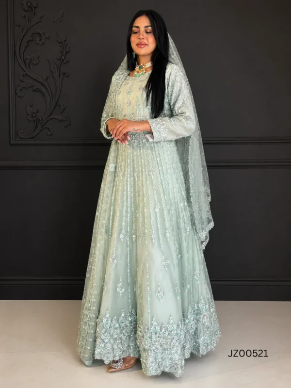 Sage Radiance Green Net Maxi - alternate view