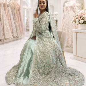 Light Green Front-Open Maxi