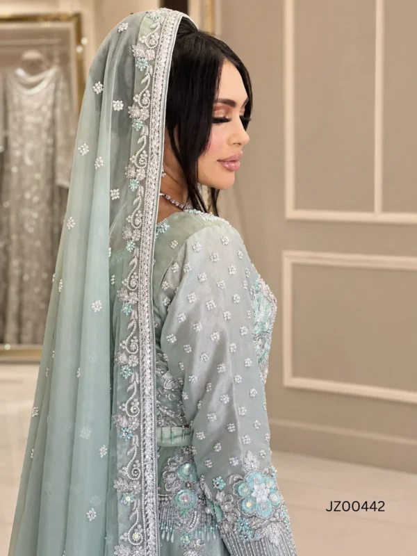 Sage Serenity Pakistani Bridal Lehenga Choli