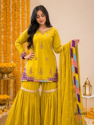 Dhani Gharara — styling view | Jabeenz UK
