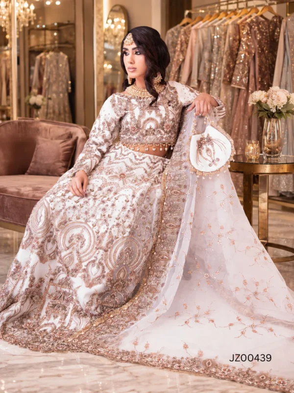 White Lehenga Choli - alternate view