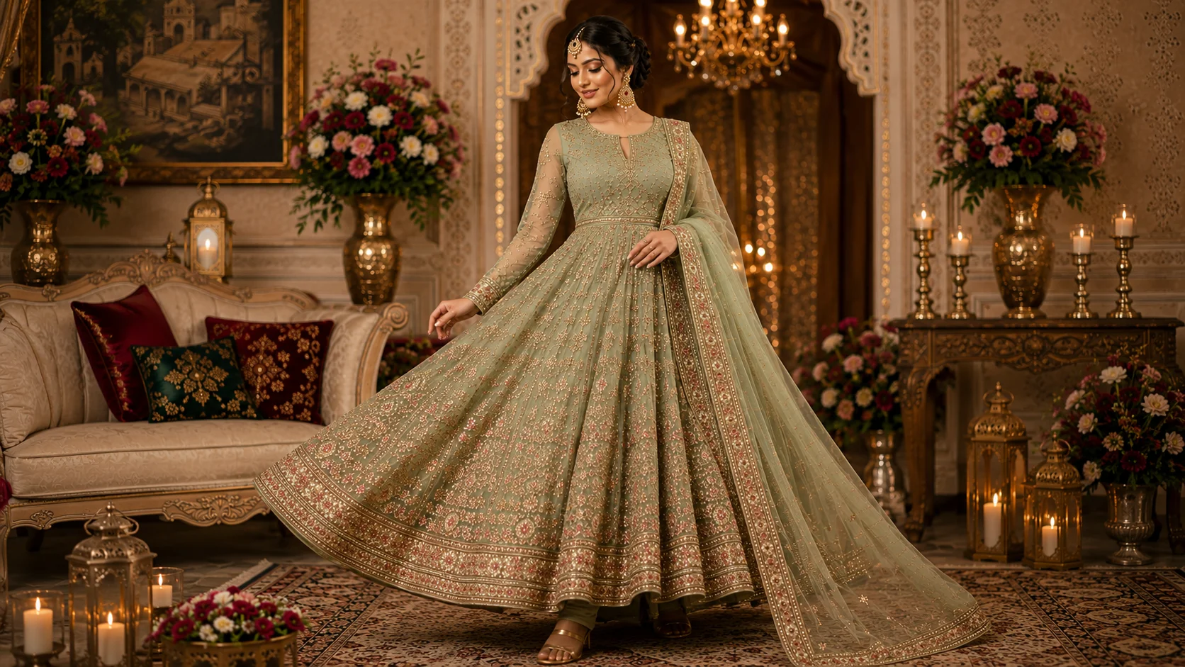 Anarkali Dresses: From Mughal Courts to Modern Weddings