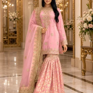 Pink Gharara