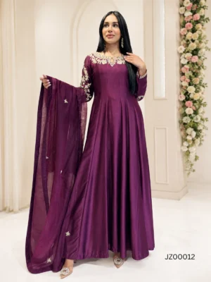 Plum Royale Maxi — styling view | Jabeenz UK