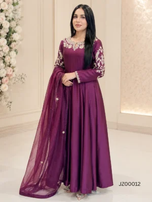 Plum Royale Maxi — front view | Jabeenz UK