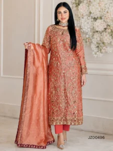 Rust Orange Formal Shirt