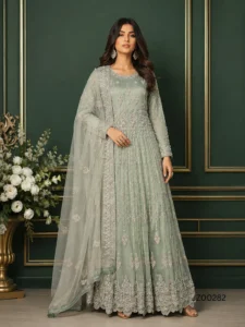 Light Green Net Maxi