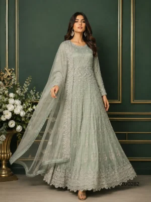 Light Green Net Maxi — detail view | Jabeenz UK