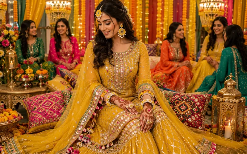 Mehndi Dresses UK: Vibrant Looks for Your Celebration