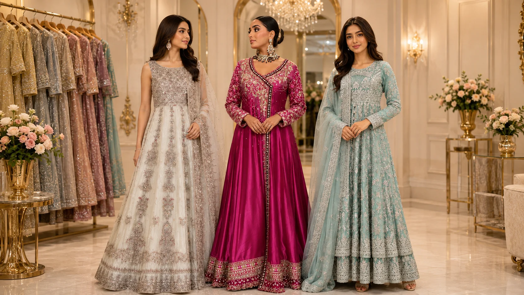 Anarkali Dress Styles for Weddings and Parties