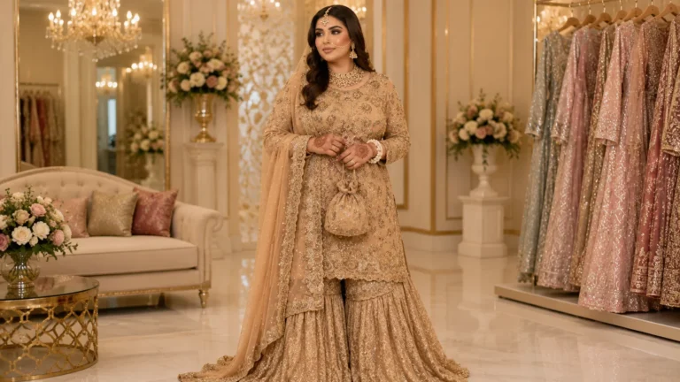 Pakistani Wedding Outfits for Plus-Size Women in the UK