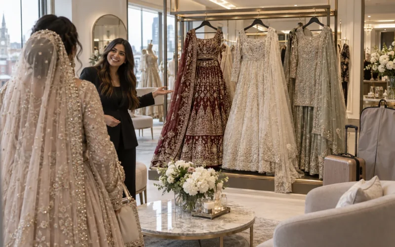 Asian Wedding Dresses Manchester: A Guide for Brides Travelling from Outside the City