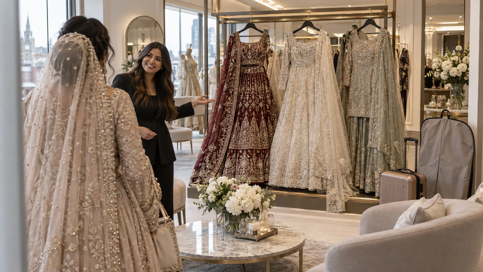 Asian Wedding Dresses Manchester: A Guide for Brides Travelling from Outside the City