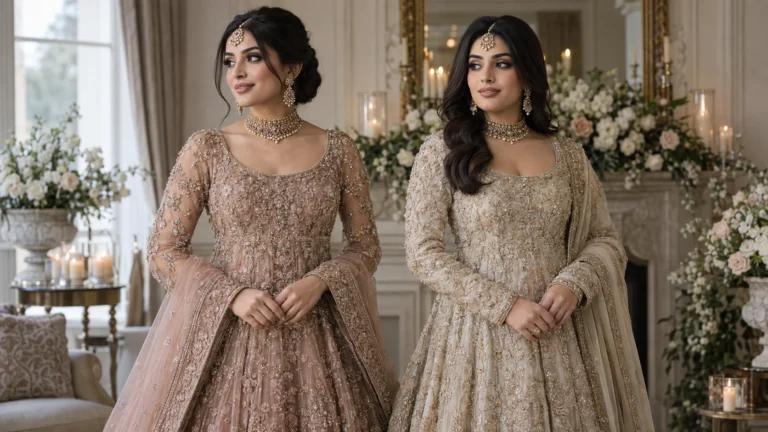 Asian Wedding Dresses: Sheer Sleeves vs Lined Sleeves for UK Weddings