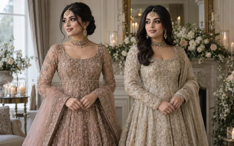 Asian Wedding Dresses: Sheer Sleeves vs Lined Sleeves for UK Weddings