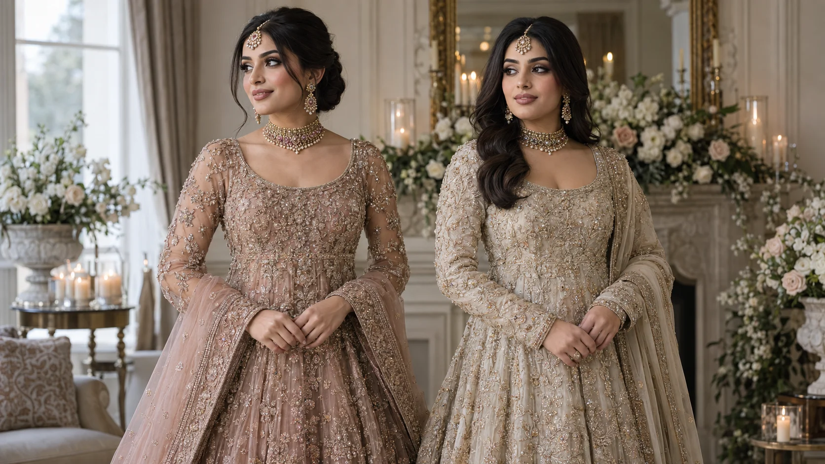 Asian Wedding Dresses: Sheer Sleeves vs Lined Sleeves for UK Weddings