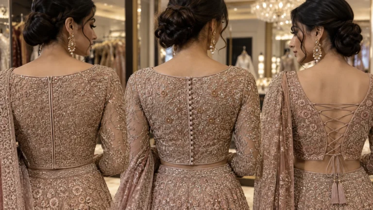 Pakistani Bridal Dresses UK: Zip, Hooks or Lacing – Which Blouse Closure Works Best?