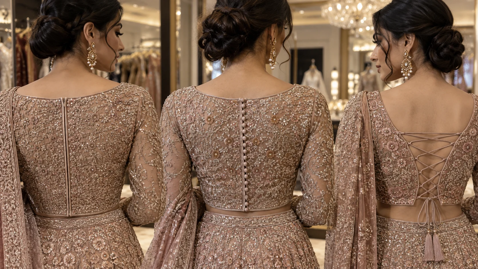 Pakistani Bridal Dresses UK: Zip, Hooks or Lacing – Which Blouse Closure Works Best?