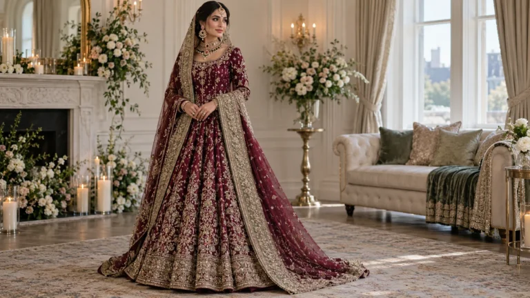 Pakistani Wedding Dress Colours: How to Choose a Contrast Border Without Clashing With Jewellery