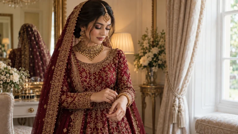 Asian Pakistani Wedding Dresses: How to Build the Look Around Heirloom Jewellery