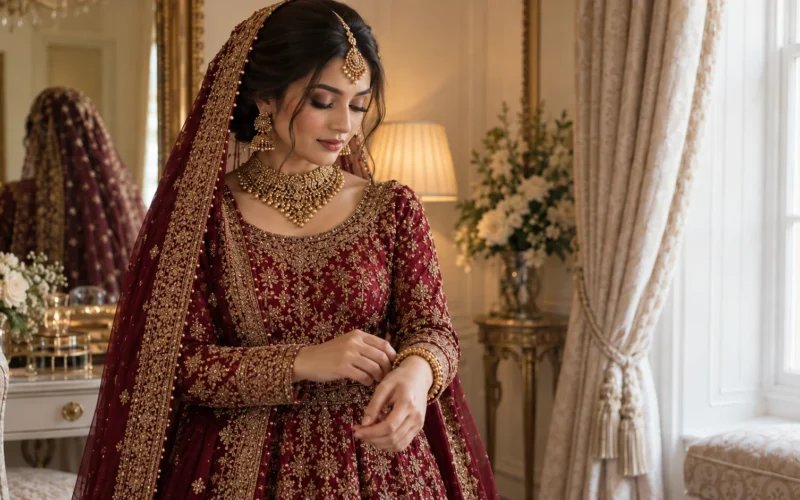Asian Pakistani Wedding Dresses: How to Build the Look Around Heirloom Jewellery