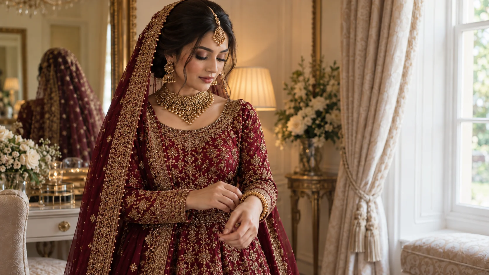 Asian Pakistani Wedding Dresses: How to Build the Look Around Heirloom Jewellery