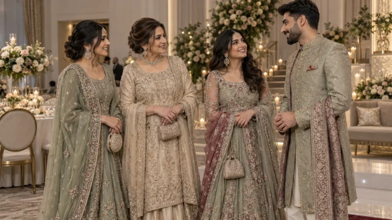 Wedding Clothes Pakistani Families Can Coordinate Without Matching Exactly