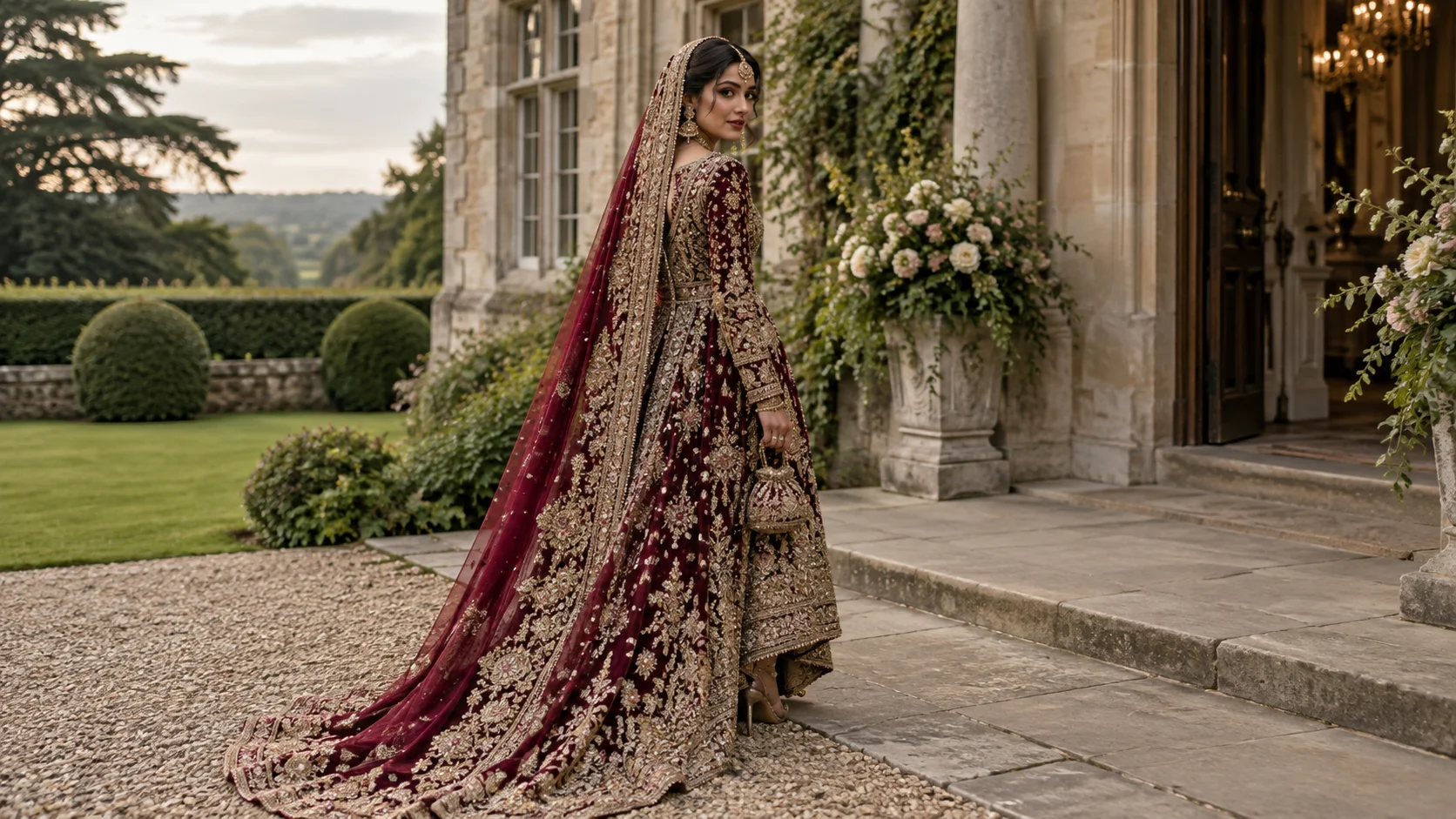 Pakistani Wedding Dresses for Country House and Manor Venues