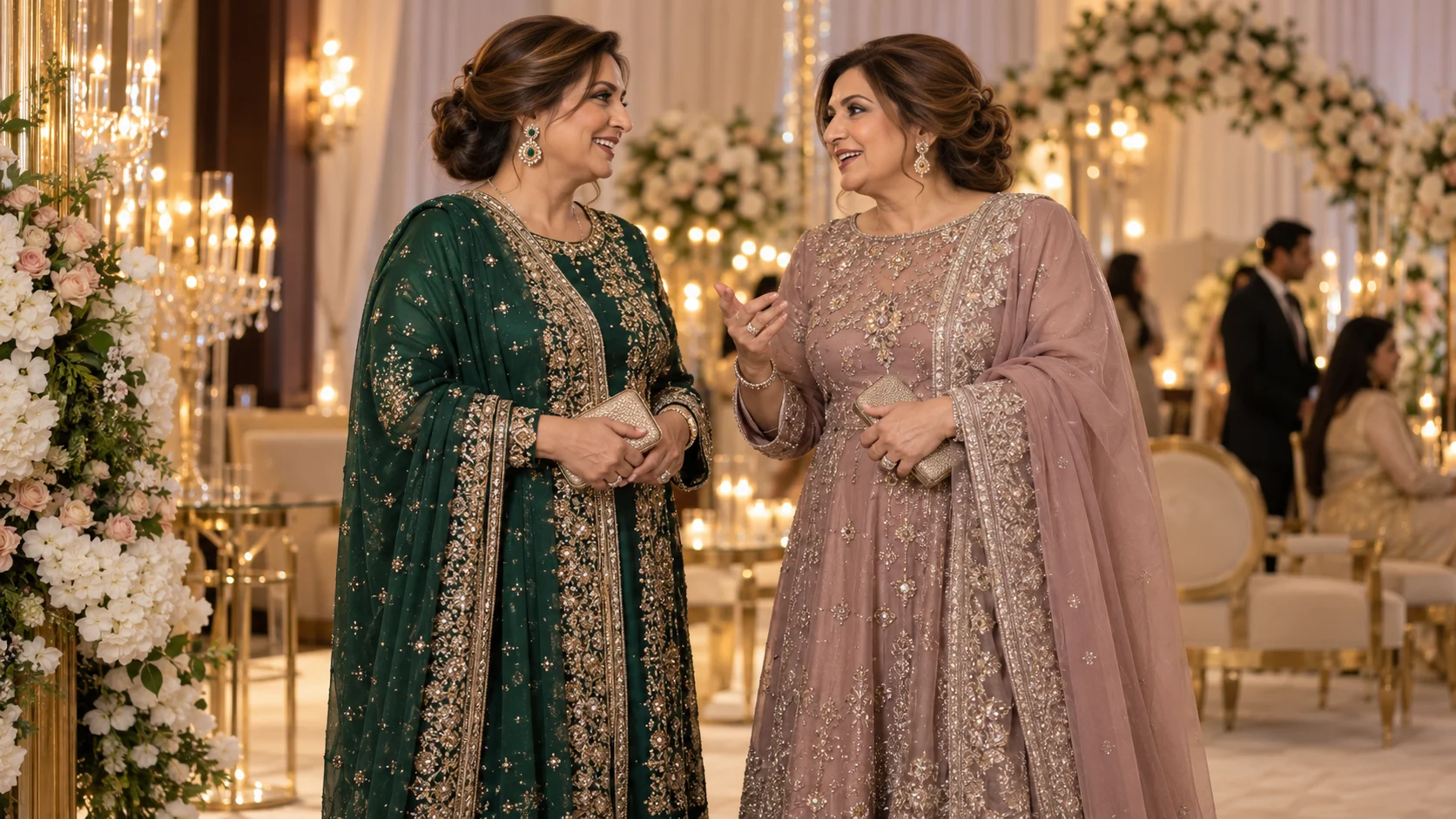 Pakistani Wedding Clothes for Mothers of the Bride and Groom