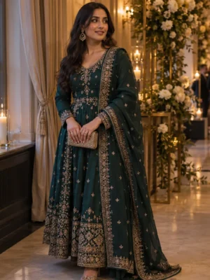 Pakistani Wedding Guest Dresses for Winter Weddings